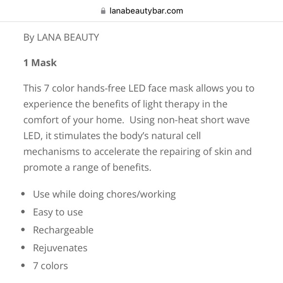 Beauty LED mask brand new - Picture 2 of 3